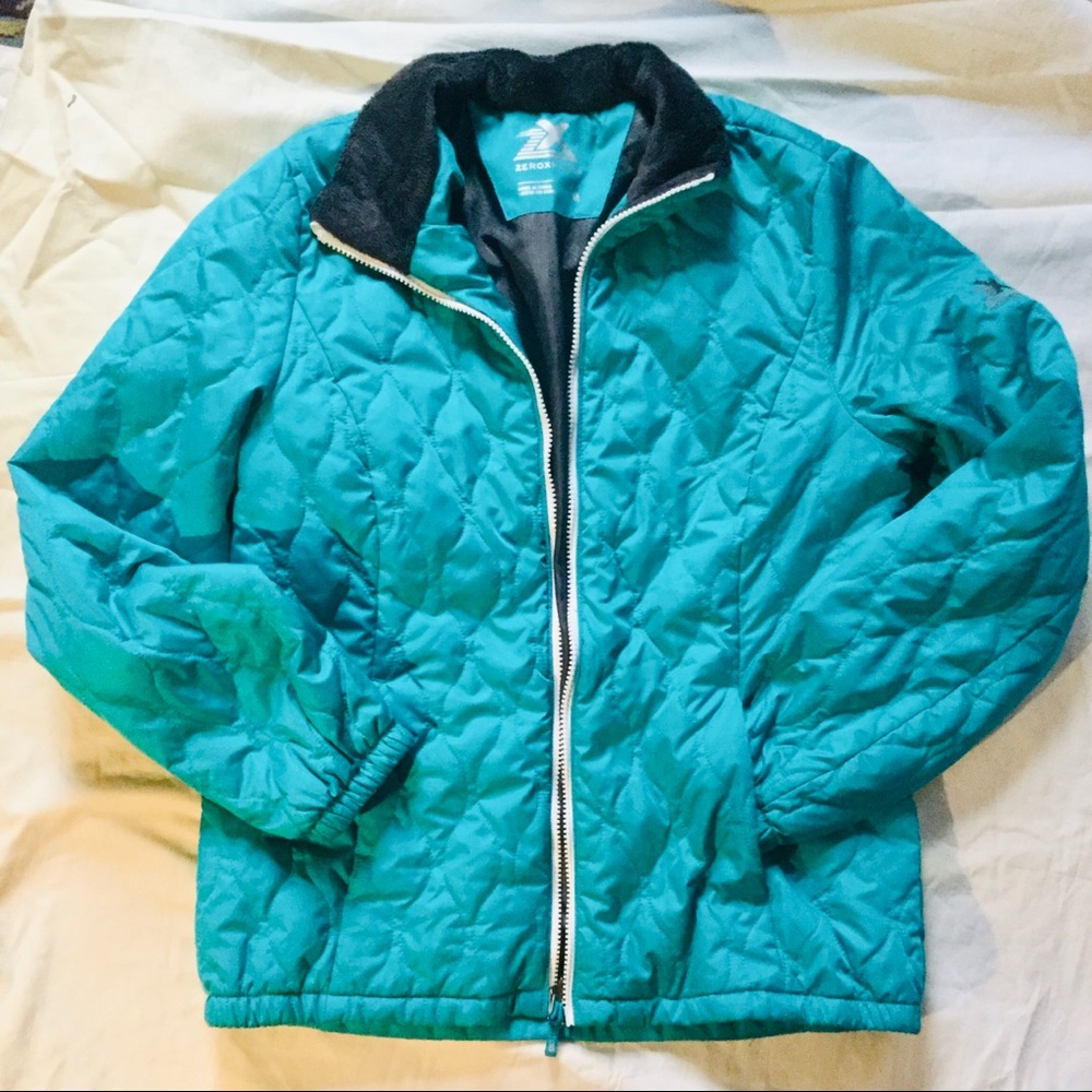 ZeroXposur full zip aqua jacket M